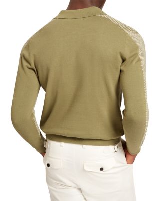 Ardo Textured Front Knitted Polo Shirt