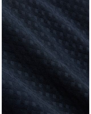 Cophen T Texture Zip Neck Polo Shirt