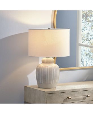 Arthur Ceramic Table Lamp with Linen Shade