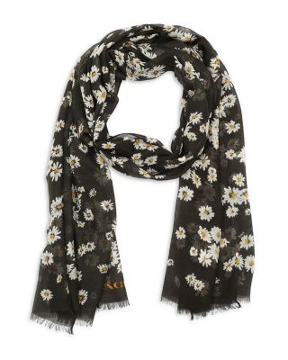 COACH - Daisy Cluster Printed Scarf