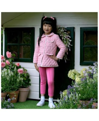 Girls' Two-Tone Quilted Jacket, Little Kid, Big Kid