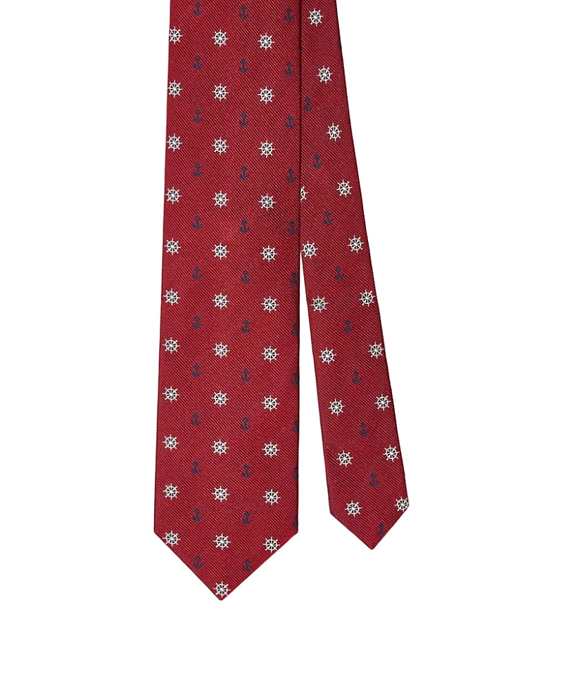 Robert Talbott Robert Nautical Best Of Class Necktie In Red