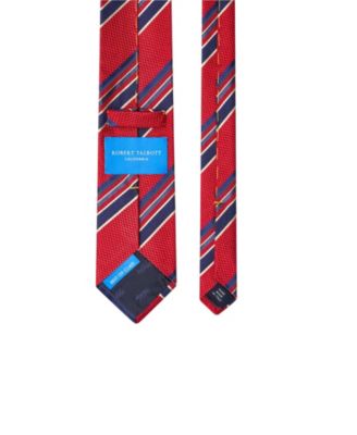  Robert Multi Stripe Basket Weave Necktie