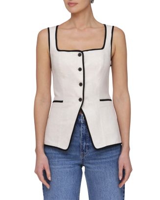 トップス notconventional square neck gilet 14832640_fpx.tif?$filterlrg$&