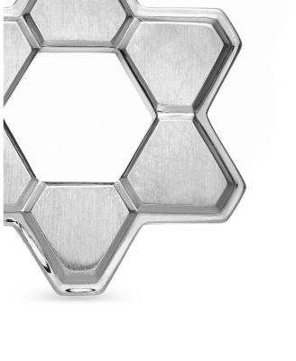 Sterling Silver Deco Star of David Pendant