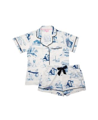 Houston Toile Pajama Shorts Set