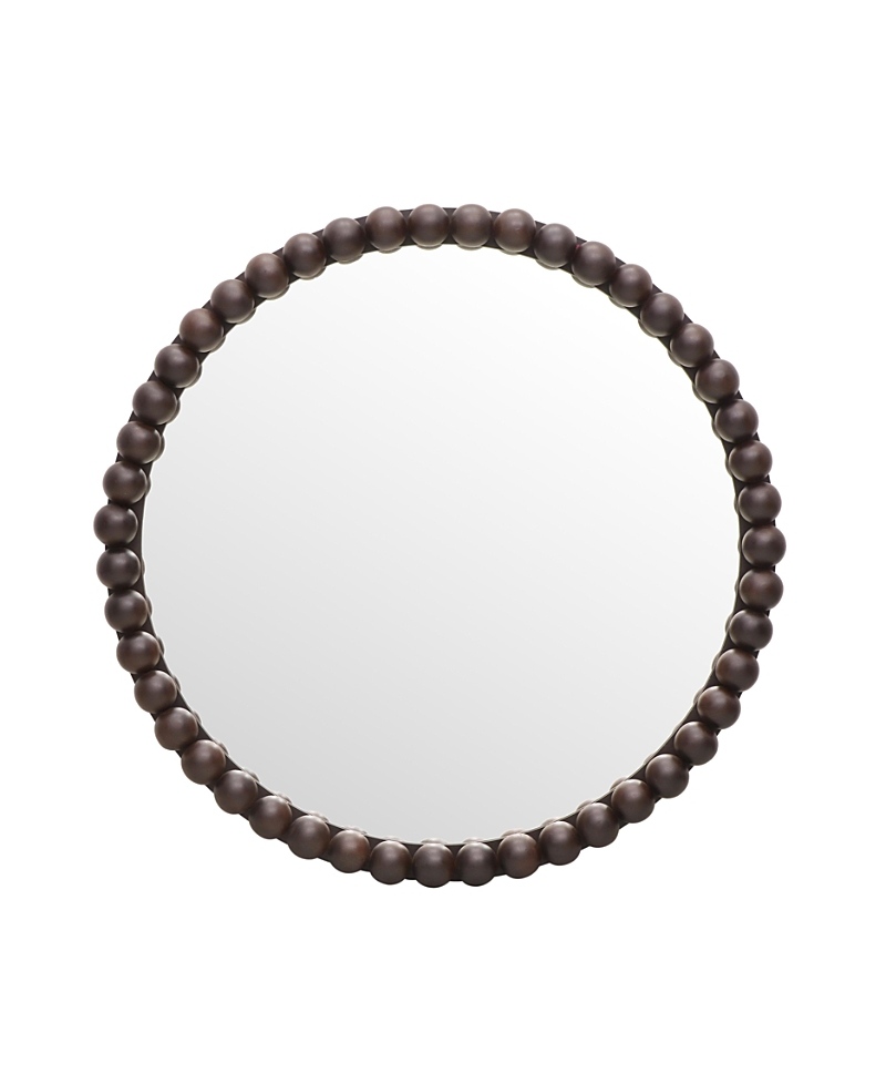 Tov Furniture Baria Round Mirror In Brown