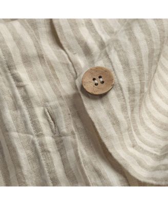 Stripe Linen Duvet Cover, King
