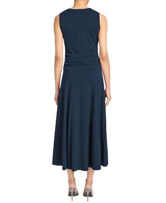 JOSIE Sleeveless Midi Dress in Cotton Blend