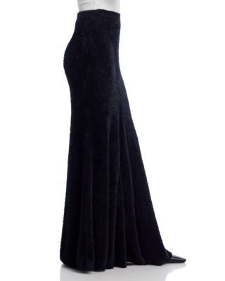 Grunge Eyelash Maxi Skirt