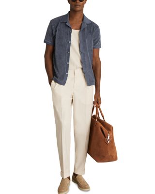 Short Sleeve Terry Camp Shirt