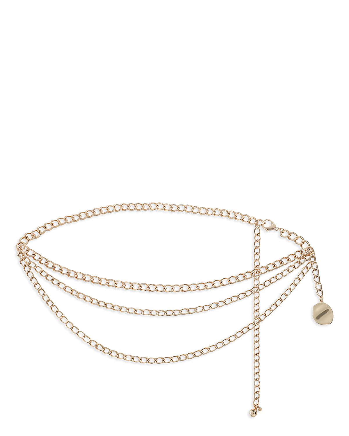 Ettika Modern Edge Multi Row Chain Belt