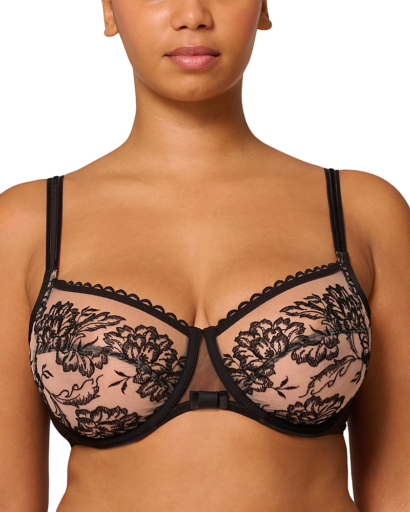 Simone Perele Romance Full Cup Bra In Black