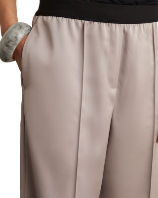 Elsie Satin Wide Leg Trousers