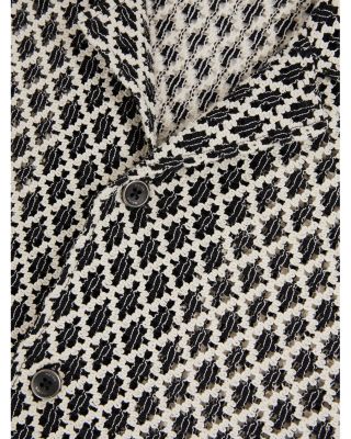 Sterling Crochet Camp Shirt