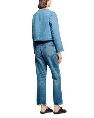 Rhinestone Denim Jacket