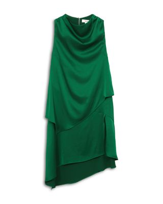 【海外限定】REISSドレス☆Eloise Drape Neck Mini Dress, Green REISS Eloise Drape Neck Short Occasion Dress | Bloomingdale's
