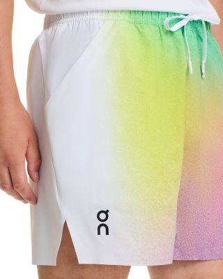 Printed Drawstring 5" Court Shorts