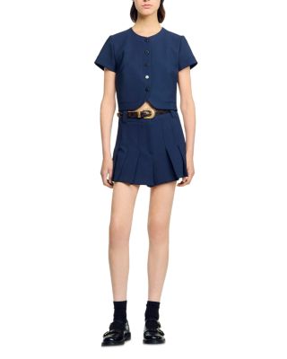 Buttoned Cropped Top