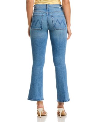 Lil Patch Pocket High Rise Ankle Weekender Jeans in Poppin Wheelies