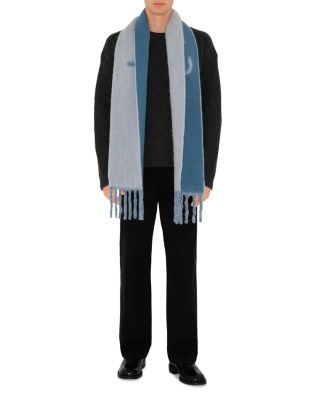 Reversible Logo Wool Blend Scarf