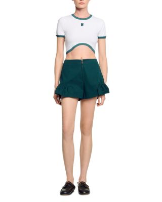 Two Tone Cropped Tee