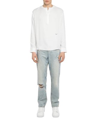 Sora Half Button Tunic