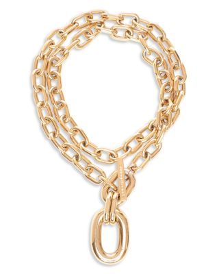 XL Link Pendant Necklace, 33.66"