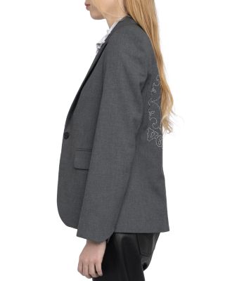 Vavy Chine Strass Blazer