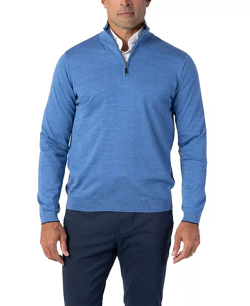 Robert Talbott Eastwood Quarter Zip Sweater