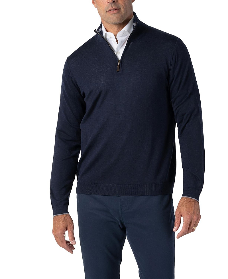 Robert Talbott Eastwood Quarter Zip Sweater