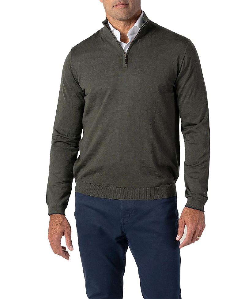 Robert Talbott Eastwood Quarter Zip Sweater