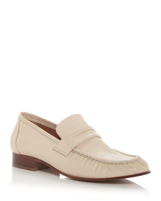 Mansur Gavriel Ruched Loafers | Shopbop Mansur Gavriel Beige Woven Loafers main image 1