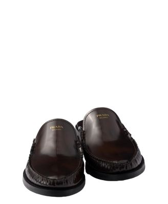Women's Brushed Leather Mules