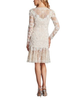 存在感を放つ【TADASHI SHOJI】Idly Embroidered Illusion Dress Tadashi Shoji Idly Embroidered Illusion Dress | Bloomingdale's