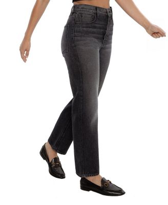 High Rise Tracy Straight Jean in Driftwood