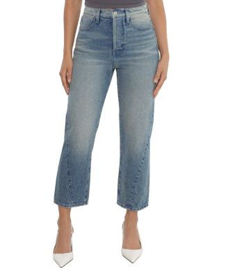 Gail Mini Barrel Jeans in Denim Wash