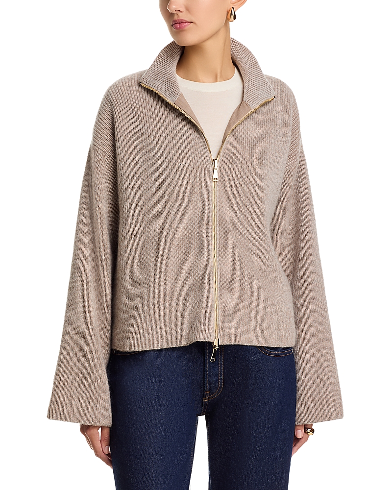 Fabiana Filippi Bi Stretch Wool Blend Reversible Jacket In Brown