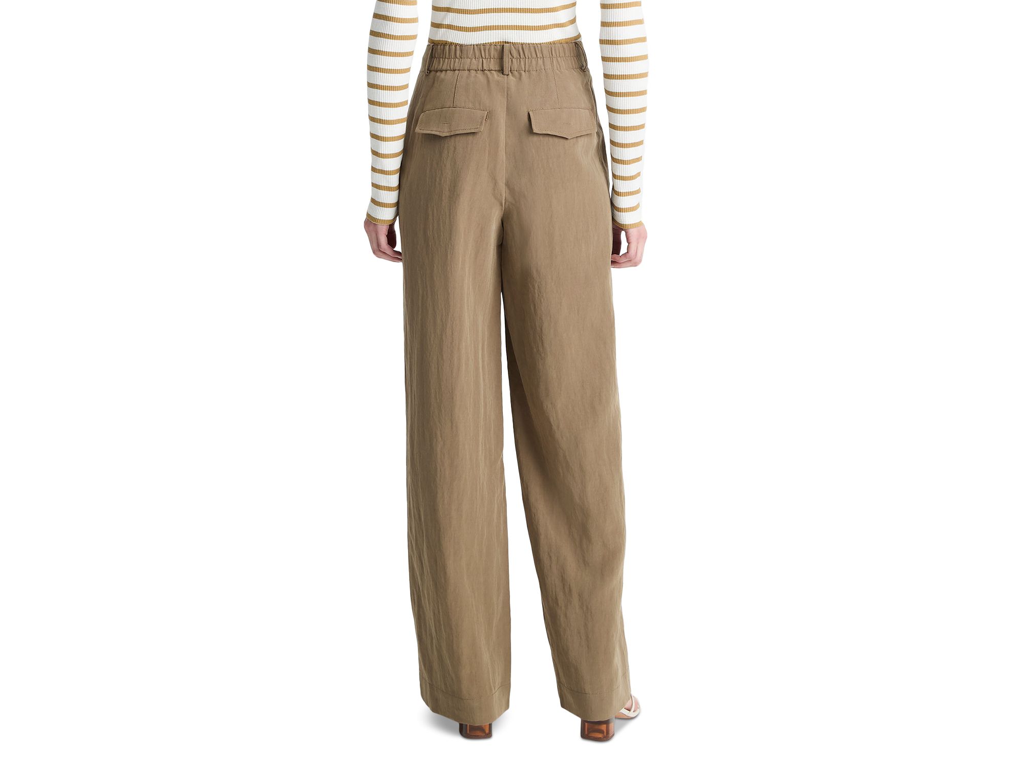Mid Rise Relaxed Wide Leg Pants — Image 3