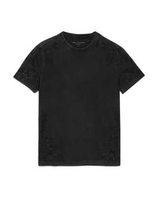 Regular Fit Tonal Embroidered Tee