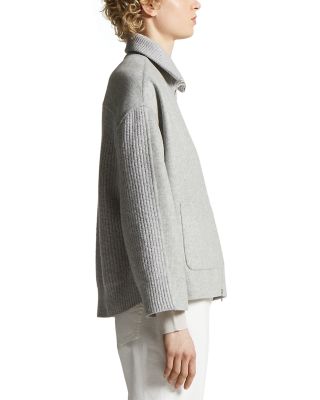 Mock Neck Coat