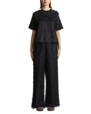 Short Sleeve Eyelash Top