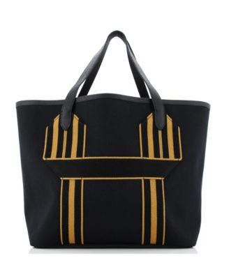 Pre-Owned HERMÈS - Pursangle Tote Canvas with Leather