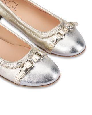 Women&#39;s Monika Metallic Flats