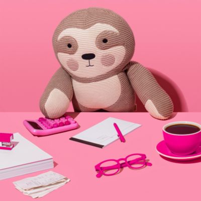 Bearaby - Bearabuddy Weighted Stuffed Animal,  Suzy Sloth