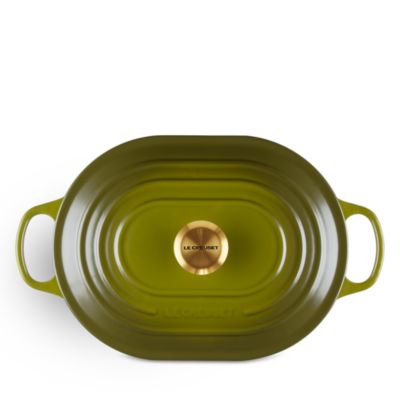 3.75 Qt Cast Iron Oval Casserole & Lid