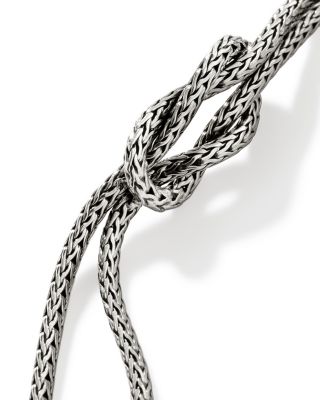 14K Yellow Gold & Sterling Silver Love Knot Bracelet, 3.6mm