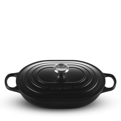 3.75 Qt Cast Iron Oval Casserole & Lid