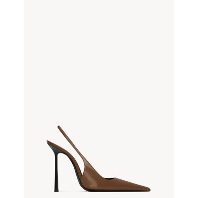 Women's Vendome Flared Stiletto High Heel Slingback Pumps