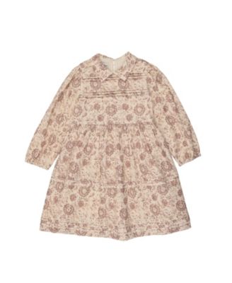 Girls' Pleated Garden 3/4 Sleeve Dress - Little Kid, Big Kid